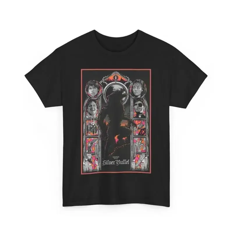 Silver Bullet Stephen King Movie T Shirt Heavy Cotton