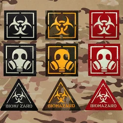 Biohazard Outbreak Patch Evil Danger Radiation Military Tactical Patches Laser Cut Tactical Patch Stickers On Clothing
