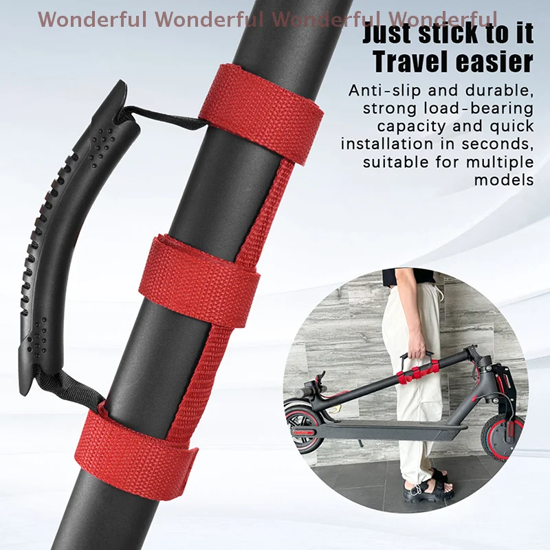 M365 Pro, ES1, ES2, ES3, ES4 Compatible Portable Scooter Carry Handle; Hand Strap Made for Convenience.