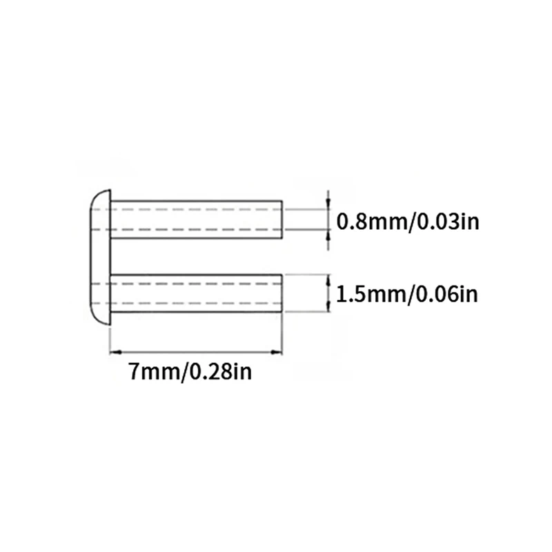 100 pz/set doppio tappo in gomma per occhiali senza cornice fibbia di ricambio per accessori per occhiali da vista in vetro