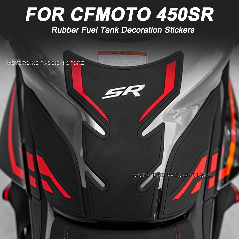 

Наклейка на боковой топливный бак мотоцикла, клей Decalcomanie, водонепроницаемые аксессуары для CFMOTO 450SR 450sr 450 SR 450 sr