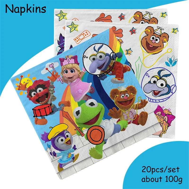MUPPET BABIES Theme Birthday Party Disposable Tableware Balloons Cute Birthday Party Decorations Party Decoration Baby Shower