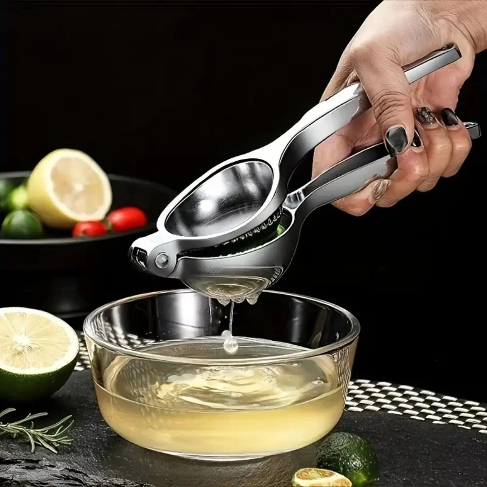 

Durable Manual Lemon Squeezer Ergonomic Hand Squeezer Manual Juicer Press Machine Stainless Steel Lemon Clip Household