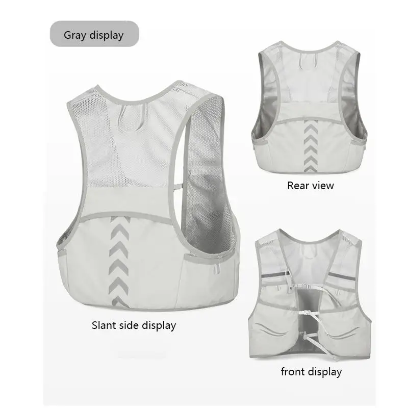Outdoor Trail Running Backpack Ultralight Running Race Hydration Vest Marathon Bicycle Bag For Women Men Marathon Cycling Hiking