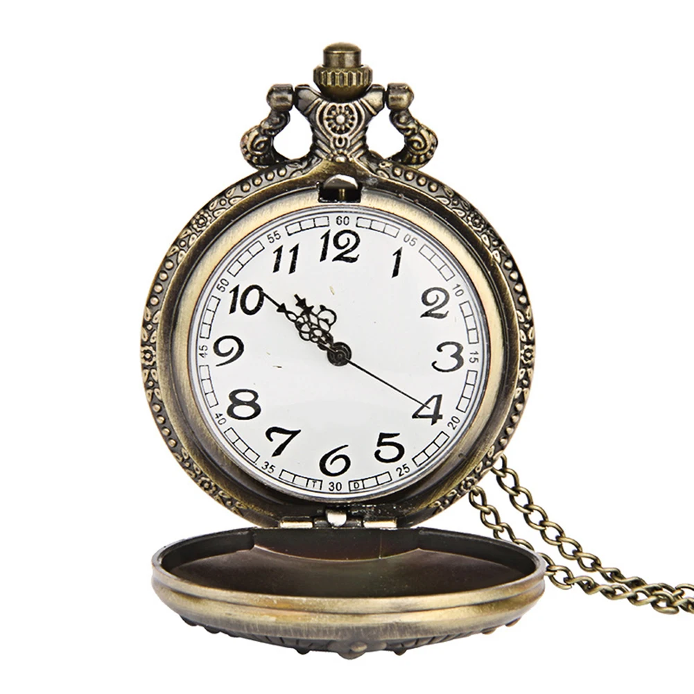 향수 매화 양각 회중 시계 맞춤형 목걸이 체인 시계 생일 기념일 선물