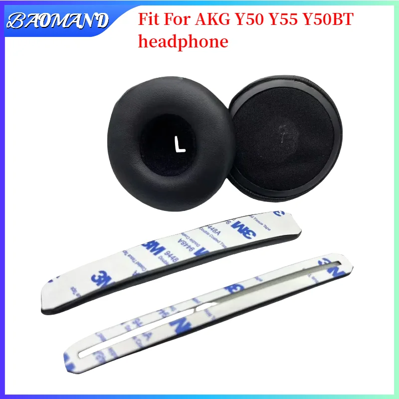 

BAOMAND Replacement Protein Ear Pads For AKG Y50 Y55 Y50BT Headphones Soft Foam Ear Cushions High Quality