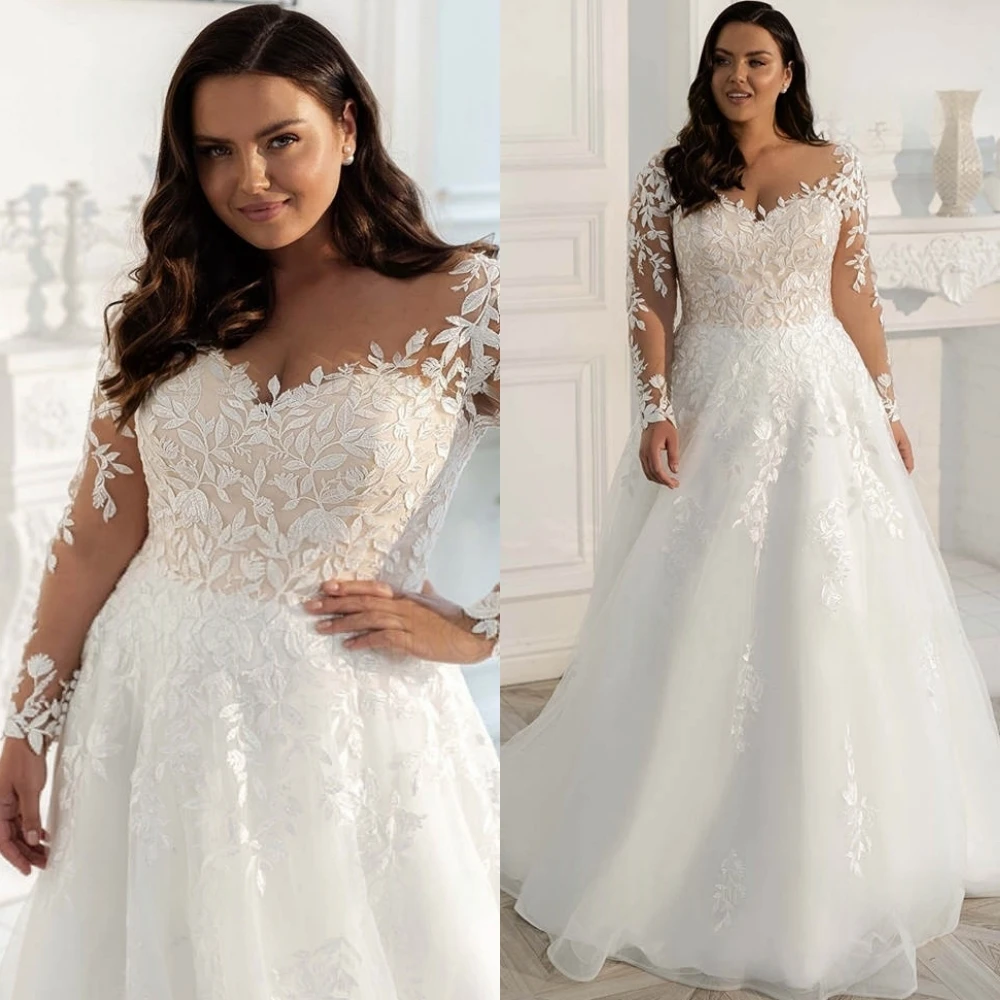 

Customized Elegant Exquisite Luxury Charming Modern Wedding Dresses White Tulle Applique Wedding Party A-line Sweetheart Dress
