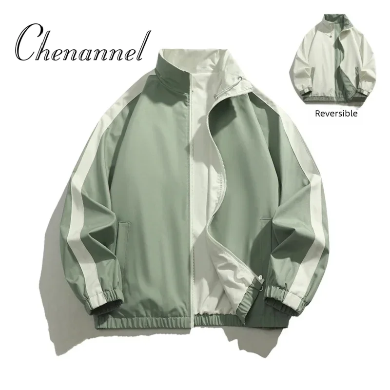

Men's Spring & Autumn Double - Sided Jacket, Couple Outdoor Loose Pilot Windbreaker