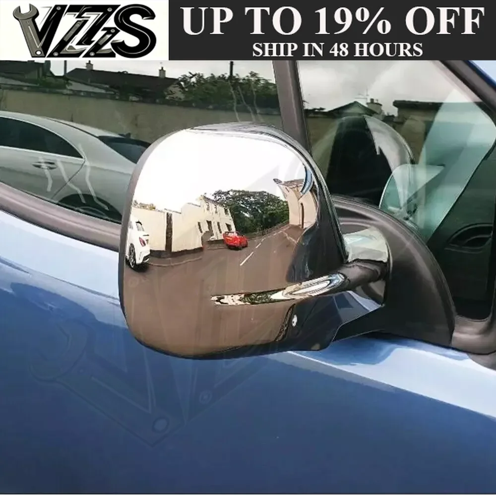 Protective Cover Door Mirror Cover For Peugeot Partner Ll Tepee 2012-2018 Chrome Silver Car Rearview Accessories