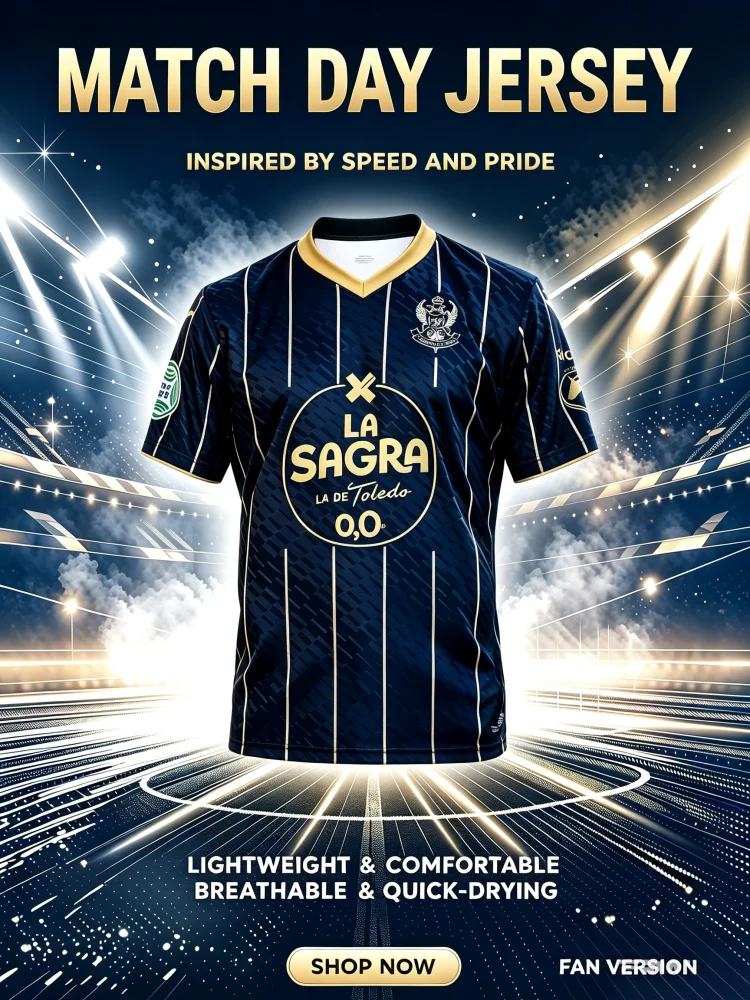 2026-27 Summer New Spain Football Jersey Men Soccer Dry Breathable Top T-shirt CD Toledo Unisex Sports Training Family Kids Tees