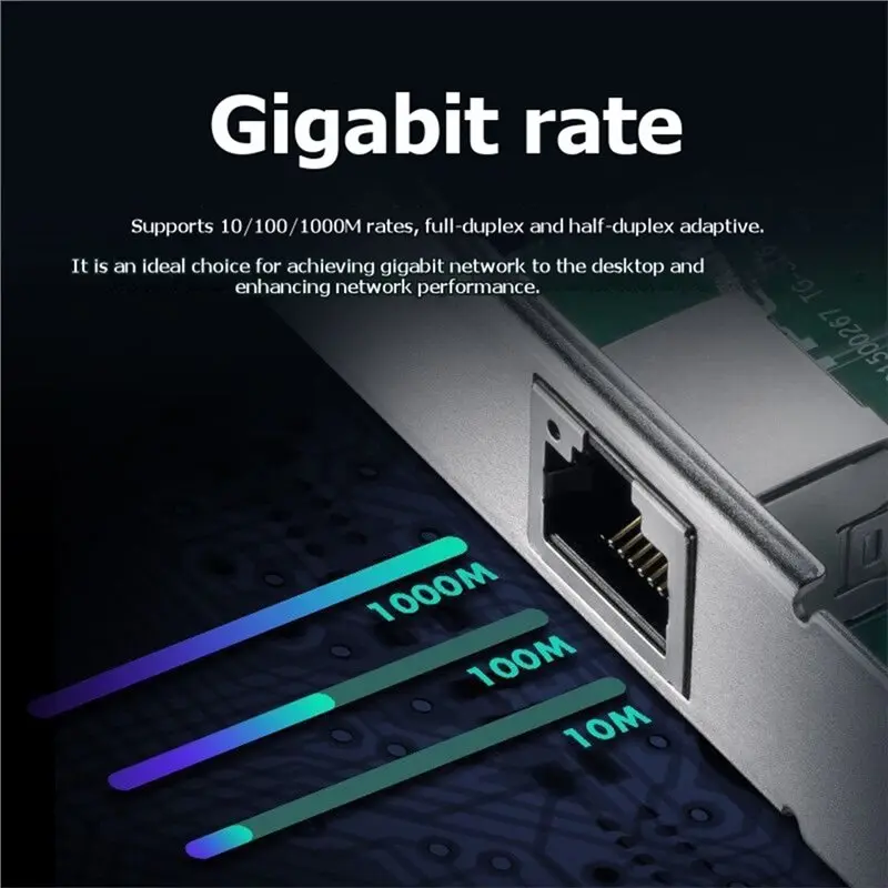 A13E-For TP-LINK TG-3269E PCI-E Gigabit Ethernet Adapter Wired Network Card Built-In Desktop Computer Slot Card