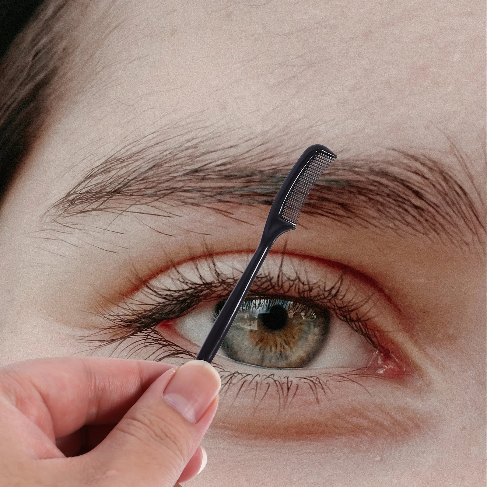 مجموعة مشط حواجب رموش صغيرة مكونة من 30 قطعة لتصفيح الحواجب ومحدد فرشاة مكياج محمولة للسفر