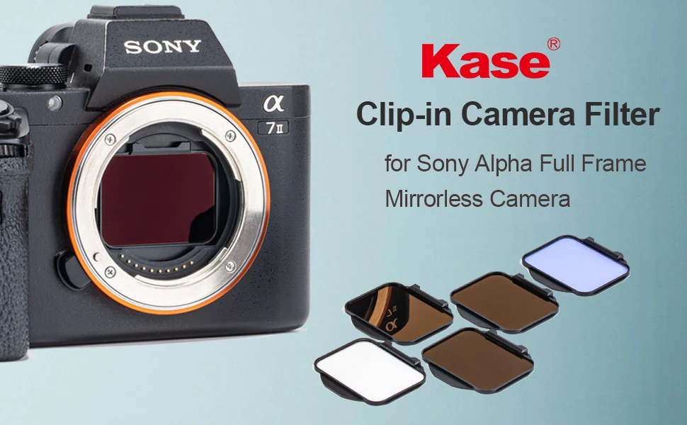 Kase Clip-in CMOS ND UV Neutral Night Black Mist Filter für Sony spiegellose Digitalkamera A7II A7III A7RIV A7R5 – Detail 1