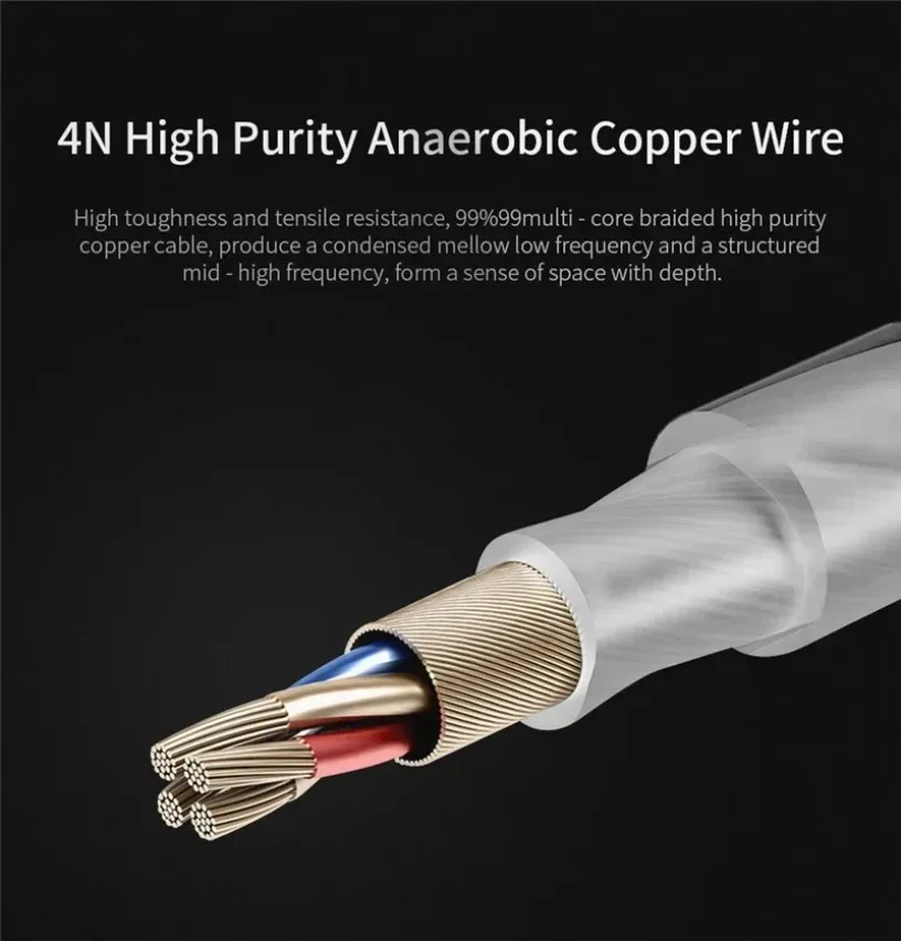 QKZ AK3 HiFi 3,5-mm-Kopfhörer mit Mikrofon, Bass, Geräuschunterdrückung, für Sport, Gaming, Musik, Stereo-Sound, Ohrhörer – Detail 32