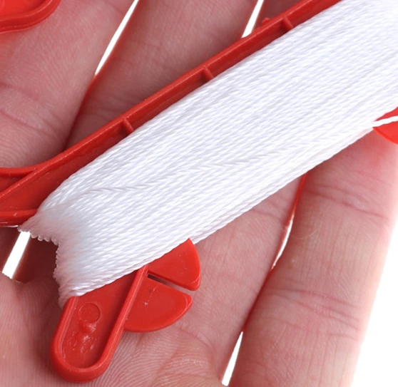 Corda de linha de kite voador com enrolador em forma de D, placa de corda de kite voador, alça de carretel de kite 15/20/30/50/100m