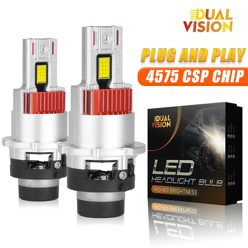 D2S D4S LED Headlights Canbus D1S D3S 1300000LM Car Lens Lamp Xenon HID D1R D2R D3R D4R Auto Bulb Super Bright 1500W 6500K 12V