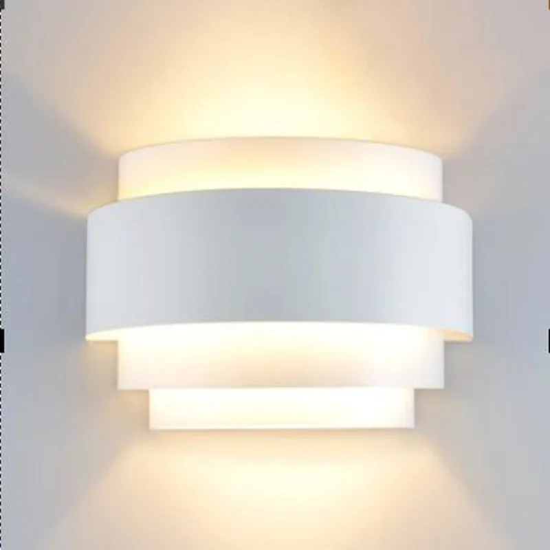 Morden Brief Design Wall Lamps Multilayer  Lighting LED E27 220V  light For Bedroom Home  Fixture Sconce