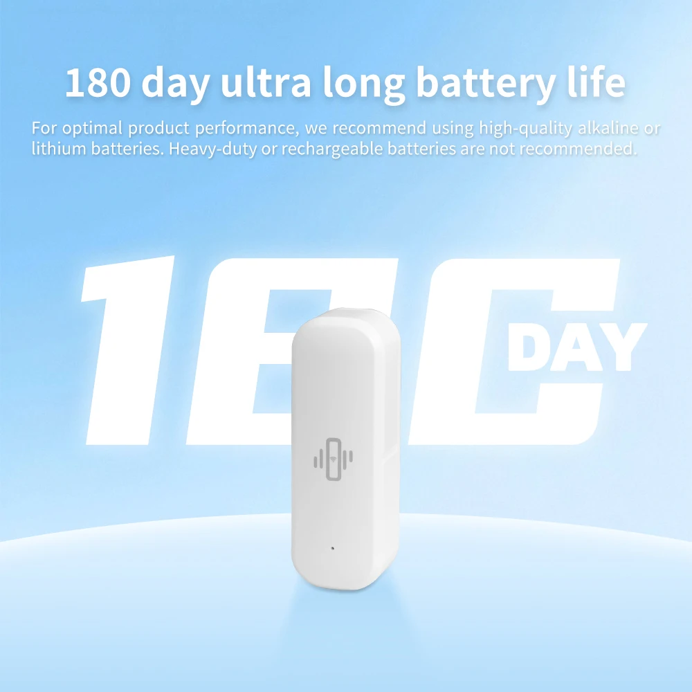 Tuya 스마트 WiFi 진동 센서 실시간 모니터링 스마트 라이프 앱 원격 제어 홈 보안 Alexa 및 Google Home 지원