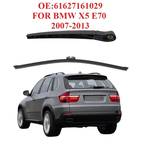 61627161029 BMW X5 E70 2007-2013 자동차 교체 부품 용 고품질 후면 유리 앞 유리 와셔 와이퍼 암 블레이드 키트