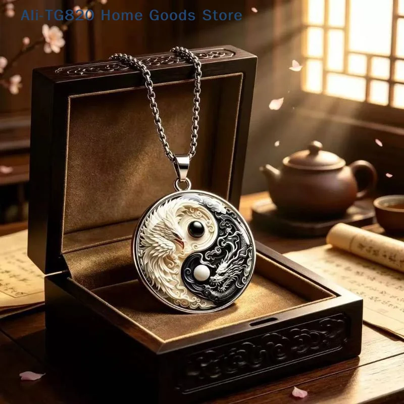 [TG820]Pendant Necklace With Gold-plated Chain Lucky Gourd Jewelry Metal Pendant Three-dimensional Relief High-end Pendant