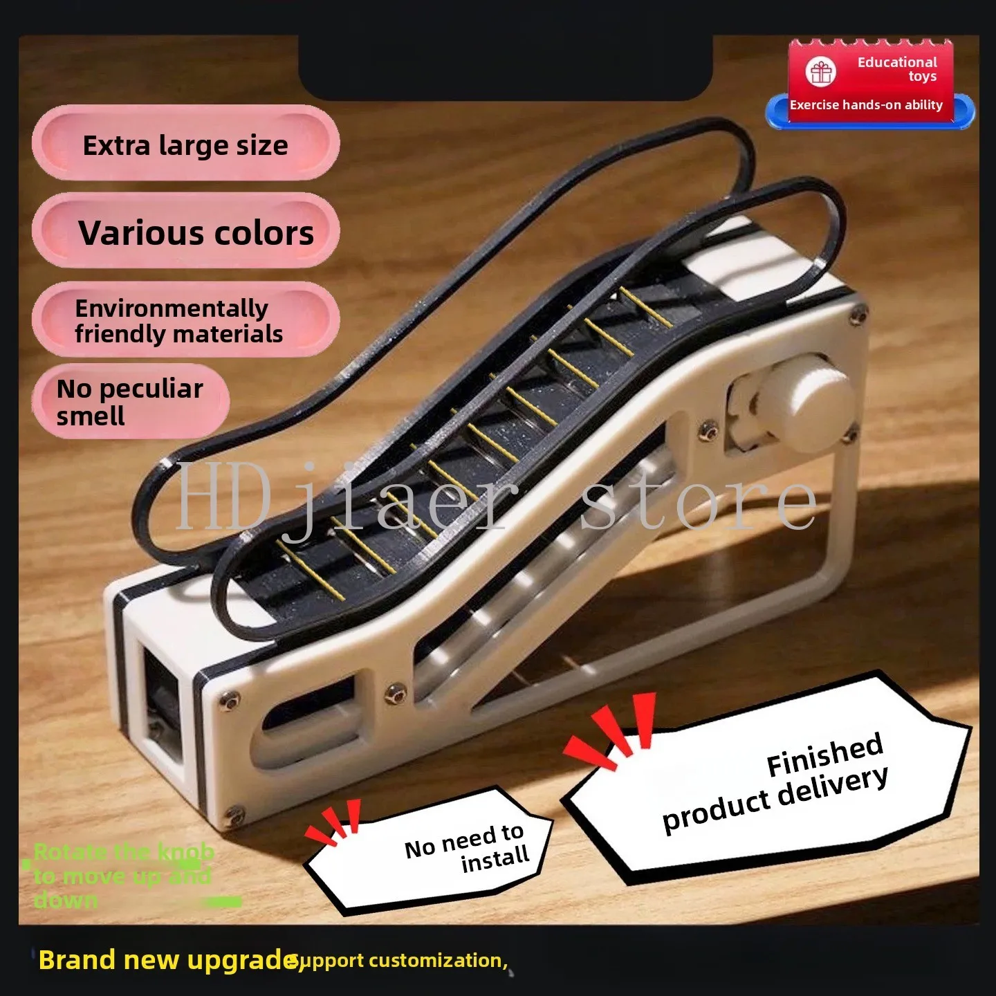 

Escalator Model STEM Toy: Kids DIY Hands-On, Educational Science Learning & Brain-Building