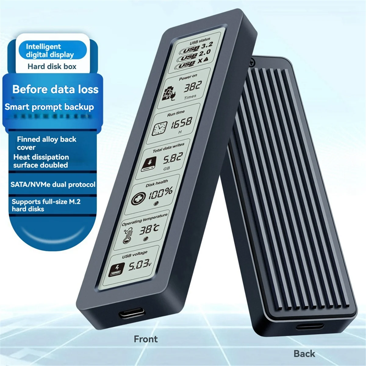 Whqt m.2 ssd nvme caso usb3.2 gen2 tipo c 10gbps pcie ssd caso m.2 nvme gabinete caixa de disco ferramenta livre ssd alumínio caso
