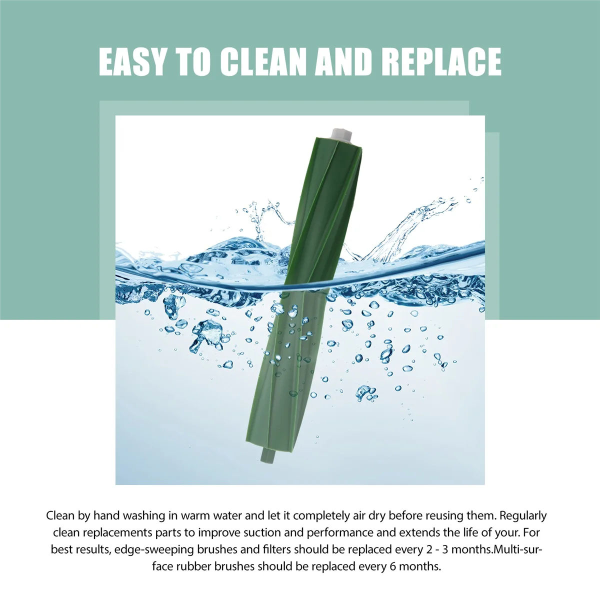 High-end 12 Pack Replacement Filter Side Brush For Irobot Roomba I7 I7+ I7 Plus E5 E6 Vacuum Cleaner Se