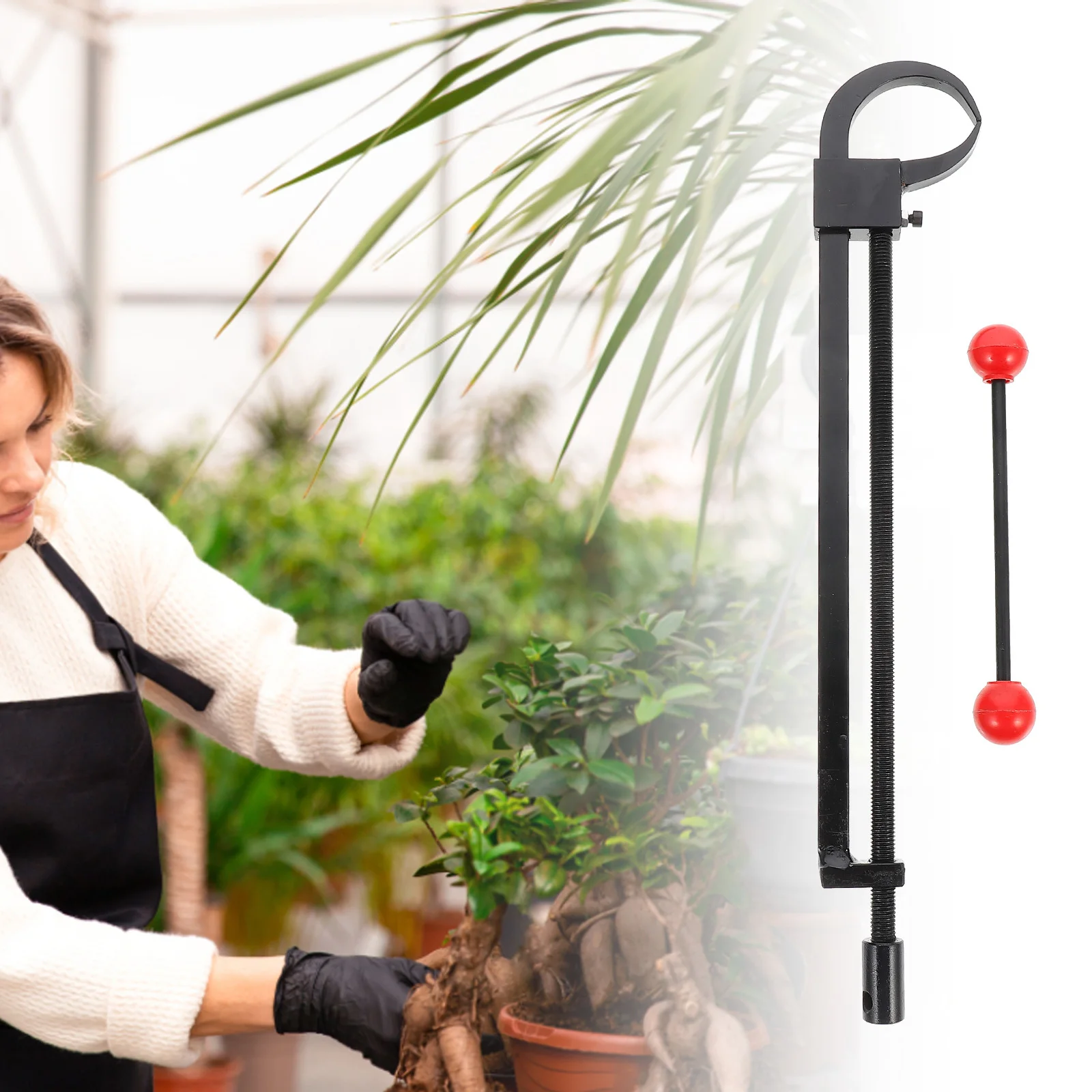 

Bonsai Branch Bender Black Light Brown Durable Galvanized Steel Tree Trunk Repair Bonsai Tree Repair Branch Benders