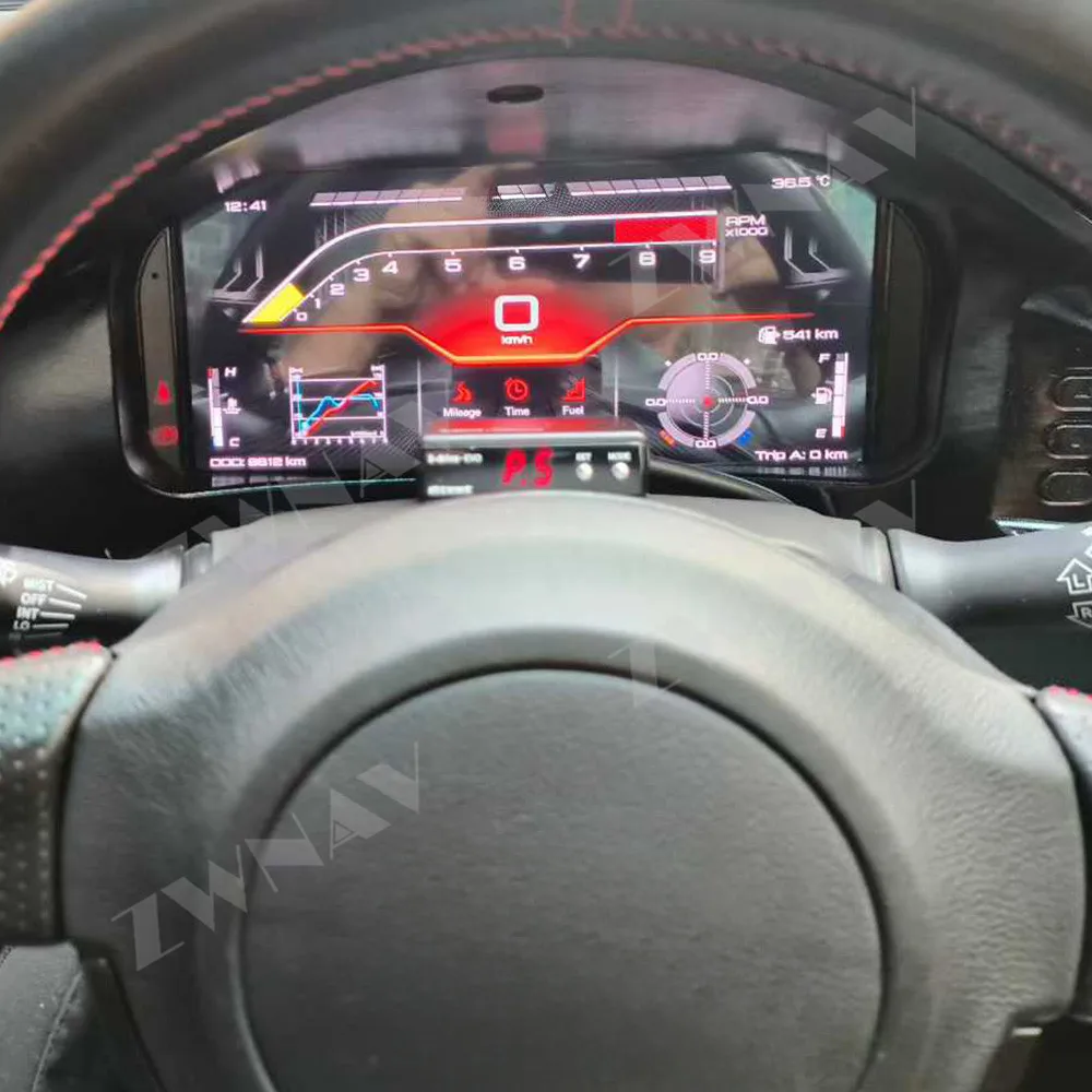 

12,3-дюймовый умный модуль для Toyota 86 Subaru BRX, правый водитель, автомобильный ЖК-дисплей, цифровой кластер, приборная панель, приборная панель, датчики