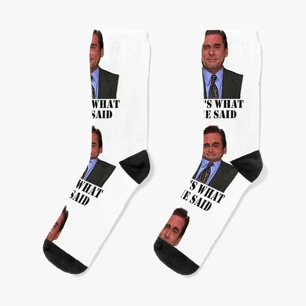 

That's what she said Socks gift custom halloween Socks For Girls Men's