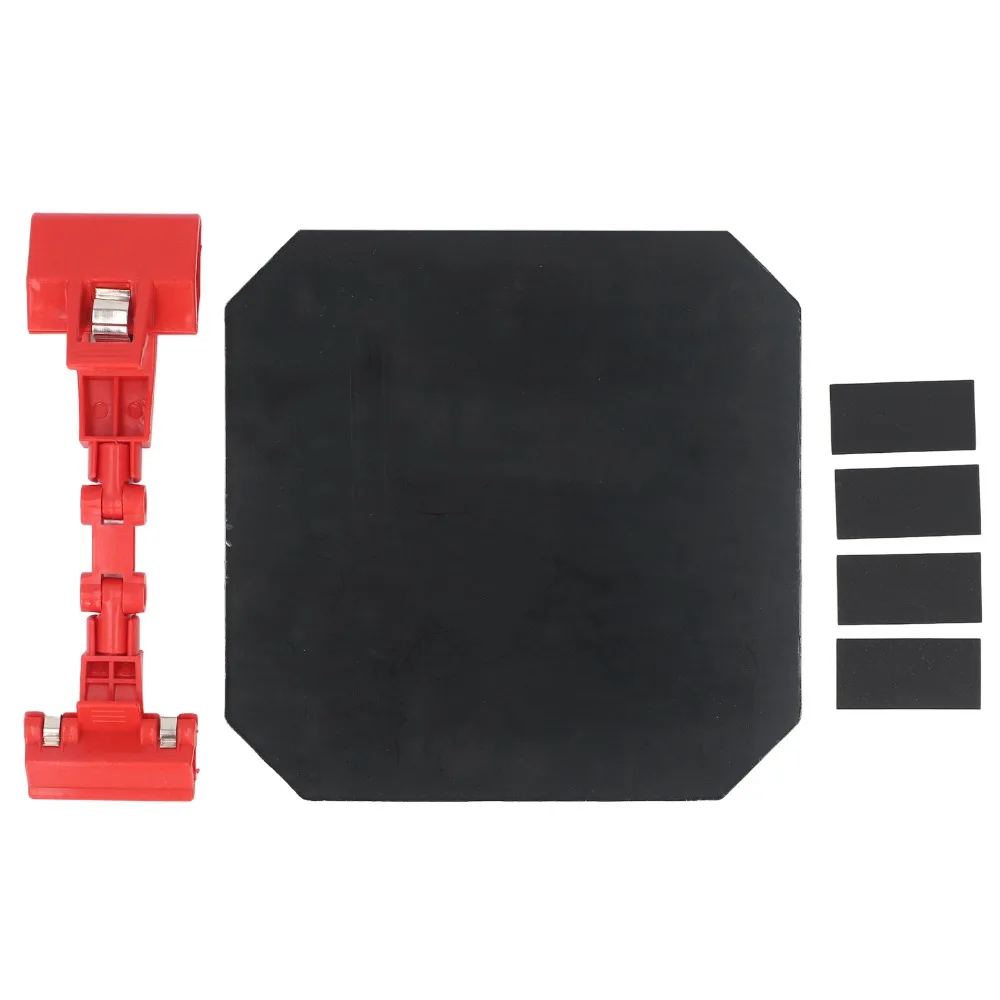6pcs 360°Adjustable Welding Blackout Panel High-Hardness Plastic Clip-On Welder Blackout Panel Red Clip On Welding Panel