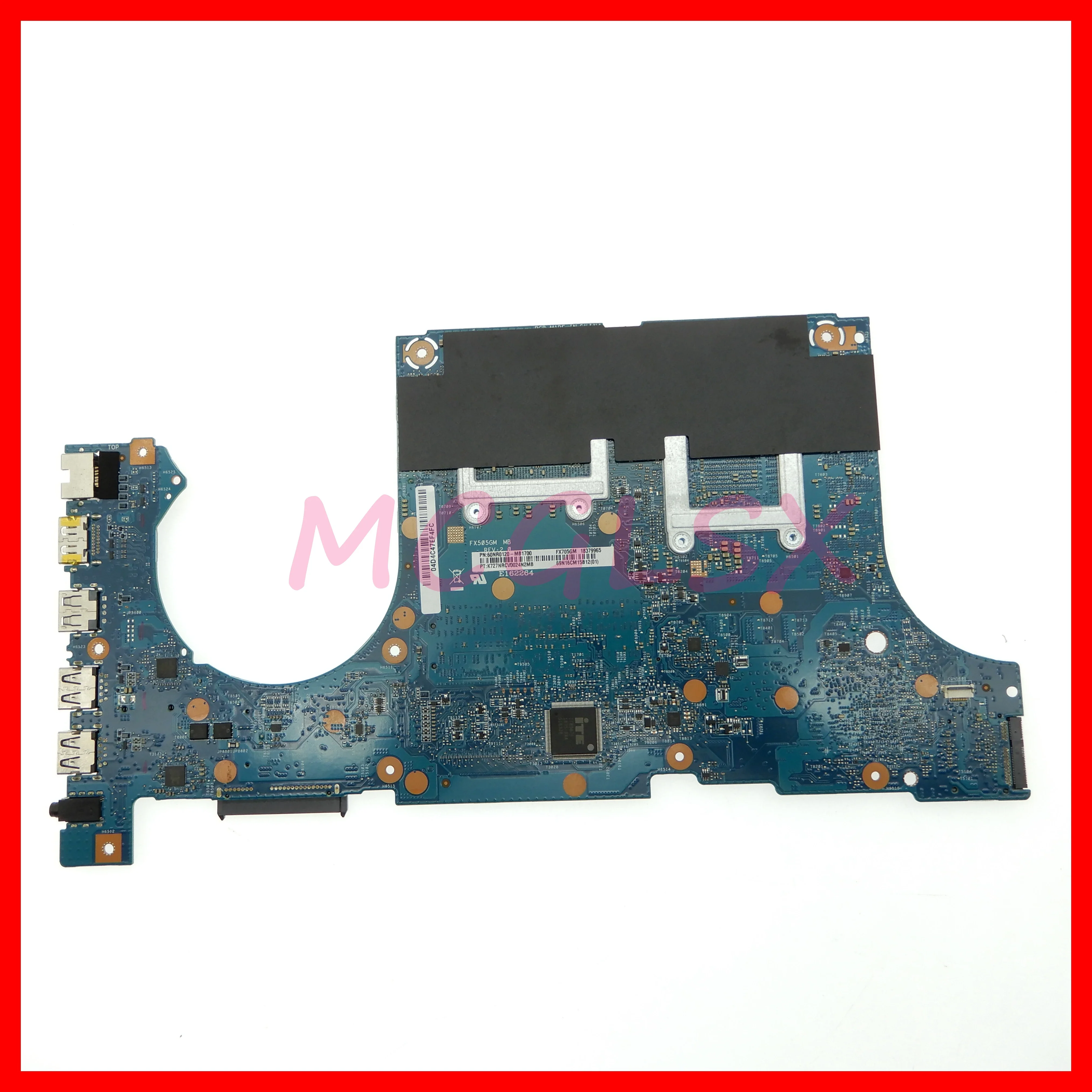 FX705GM Mainboard For ASUS FX705G FX705GE FX705GM FX705 FX705G FX505GM Laptop Motherboard With i7-8750H CPU GTX1060M GPU