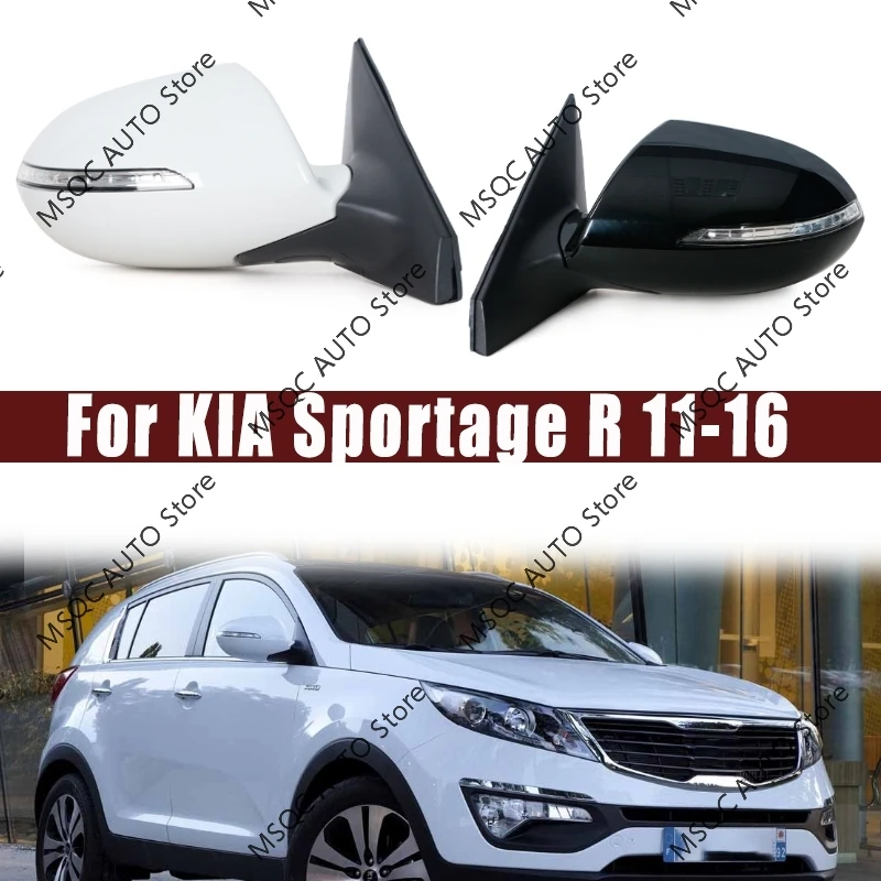 Car Accessories For KIA Sportage R 2011 2012 2013 2014 2015 2016 Outside Rearview Mirror Side Rear View Mirror Assembly 5/7/9pin