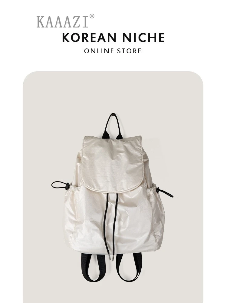 

Casual Travel New 2024 Sport Backpack Luxury Large Capacity Handbags Women Fashion School Drawstring Shoulder Bags High Quality