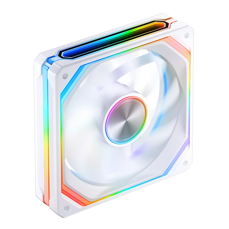 Jonsbo XA-120 XA-360BR PC-chassisventilator Driezijdige spiegel ARGB Sync CPU-koelventilator 120 mm PWM AIO Stille behuizingsventilator PC Gaming Fans - afbeelding 1