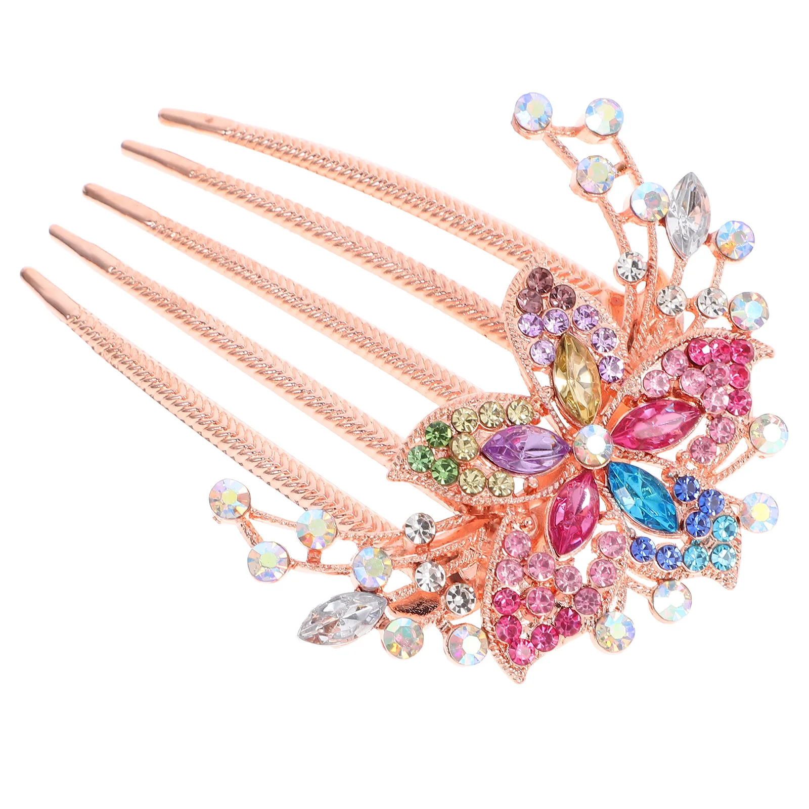 

Rhinestone Hair Combs Crystal Women Accessories Smooth Edges Elegant Hairstyle Party Ceremonies Daily Wearing Charm Crowd