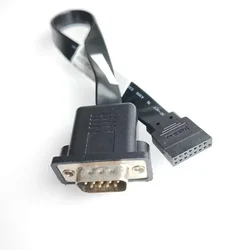 16mm Computer Motherboard 15Pin Female To 9p DB9 Rs232 Com Port Serial Cable for Lenovo M70S M80s M90s M75s-1 M725s M720s