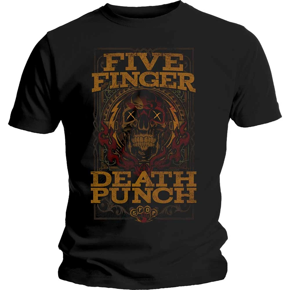 War Soldier Five Finger Death Punch Band T-Shirt Cotton Graphic Tee Men Women Summer Streetwear