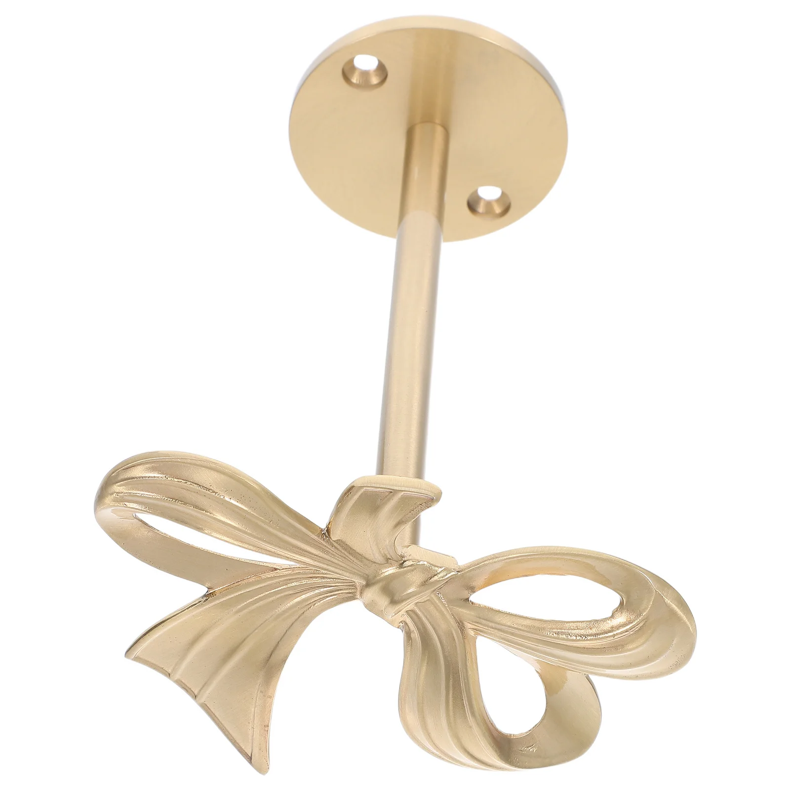 

Creative Curtain Hooks Gold Brass Bow Wall Hanging Hooks Heavy Duty Drapes Holdbacks Decorative Tiebacks Metal Coat
