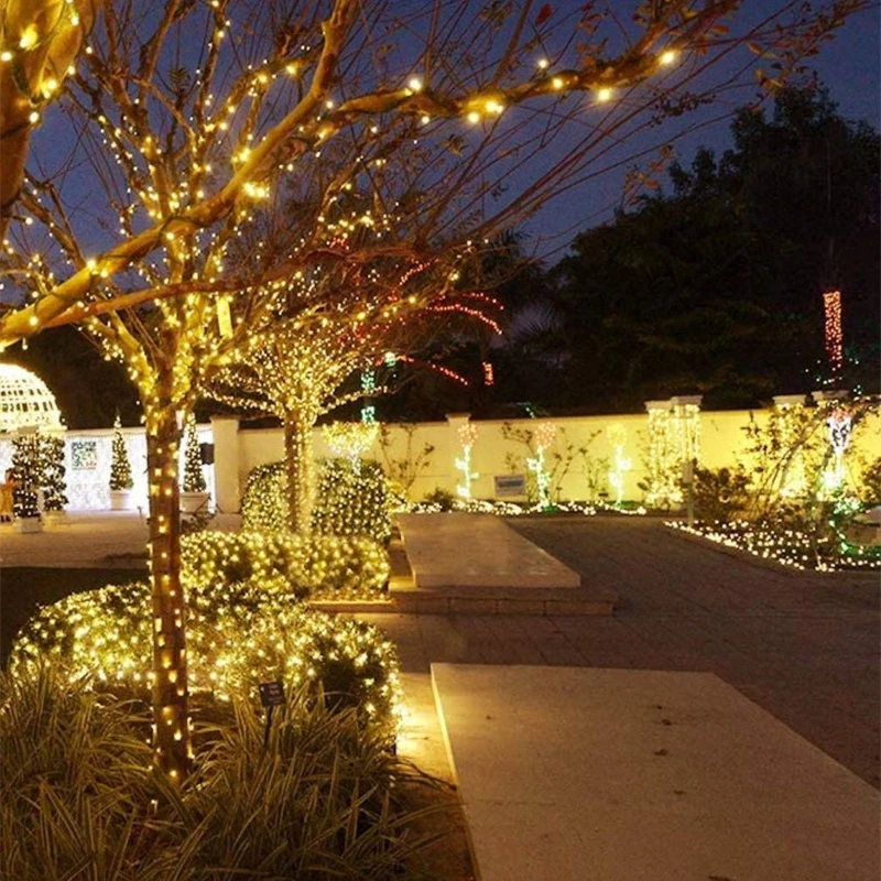 LED Lights Solar Eight-function Lights String Atmosphere Tianxing Outdoor Courtyard Lanterns