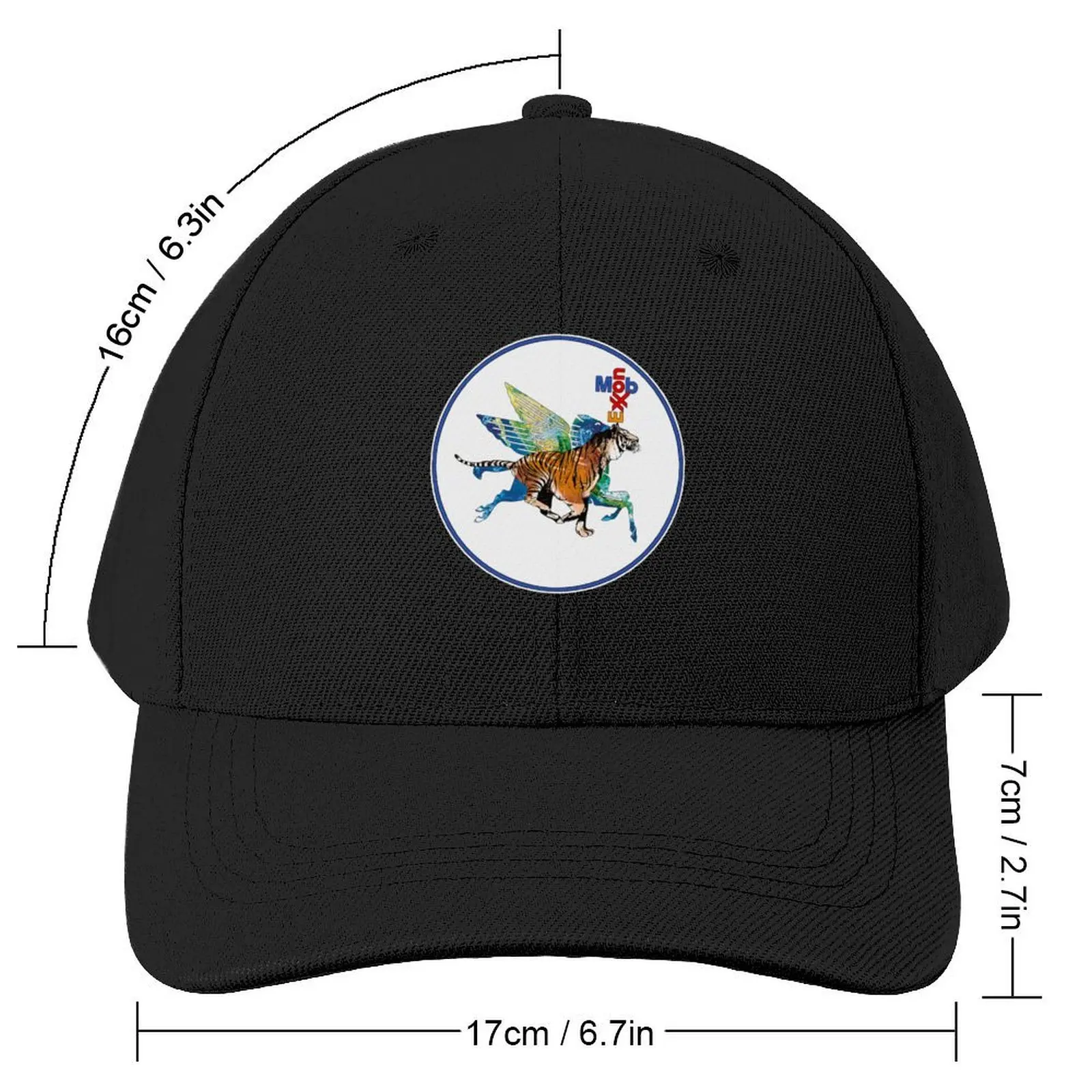 Exxon Mobile Hybrid Tiger Pegasus Baseball Cap New Hat Vintage Ball Cap Baseball Men Women's