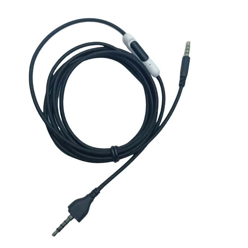 Universal Gaming Headsets Cable With Volumes Control, 3.5mm Gold Plate Connectors For AW920H Headsets Clear Sound Wire