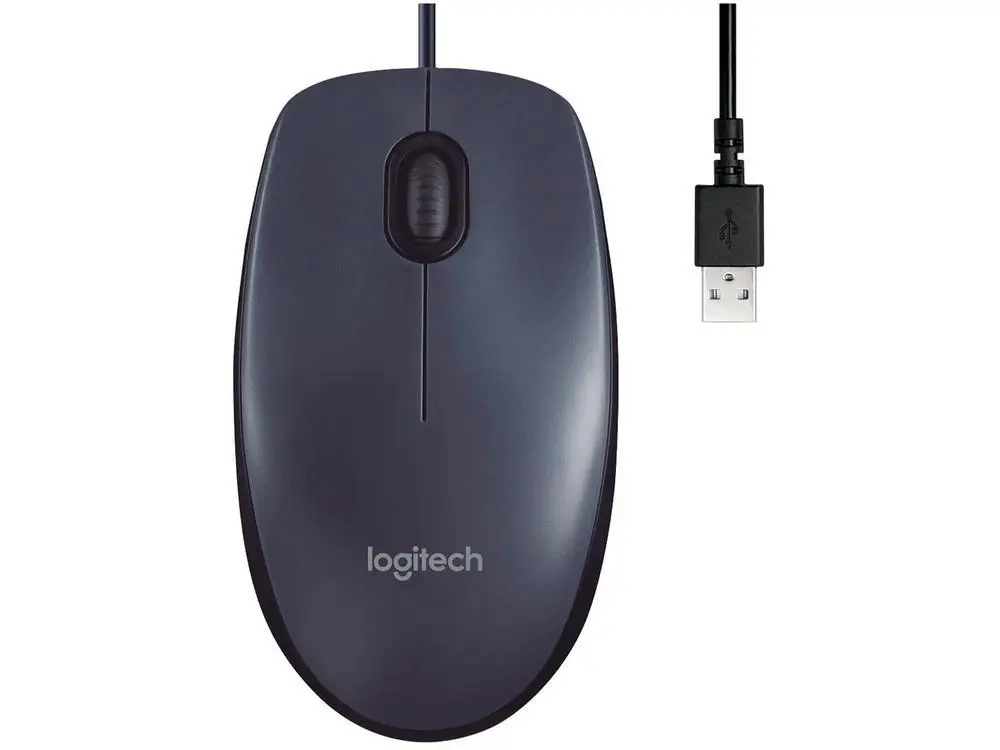 Mouse Logitech Laser 1000DPI 2 Buttons M100 Black