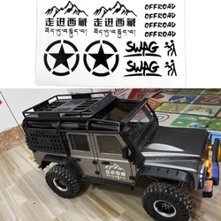 RC car shell car sticker decoration for 1/8 1/10 1/12 RC Crawler Car SCX10 TRX4 Defender 90046 RC4WD D90 D110 TRX6 MK07 Tank 300