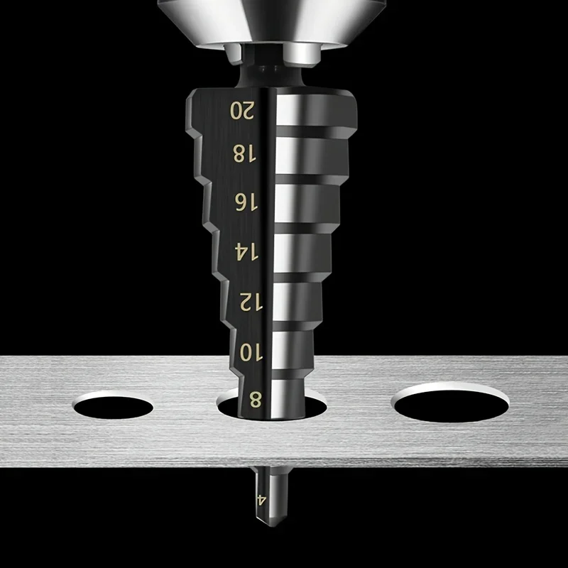 ชุดดอกสว่านโคบอลต์ HSSHSS 3 ชิ้น/ชุด ขนาด 3-12/4-12/4-20 มม. ดอกเจาะรูโลหะ รีมเมอร์ แบบตรง หัวหกเหลี่ยม สำหรับเจาะรู