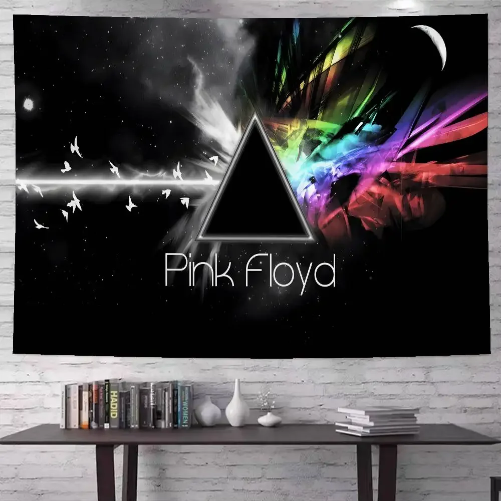 Band P-Pink F-Floyds Cartoon Tapestry Art Science Fiction Room Home Decor Wall Hanging Sheets