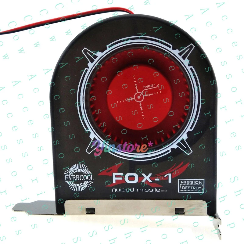 PP+ 1X FOR PCI Slot Fan PC System Heat Air Exhaust Cooling 4-pin Power 12V 2200rpm 42CFM