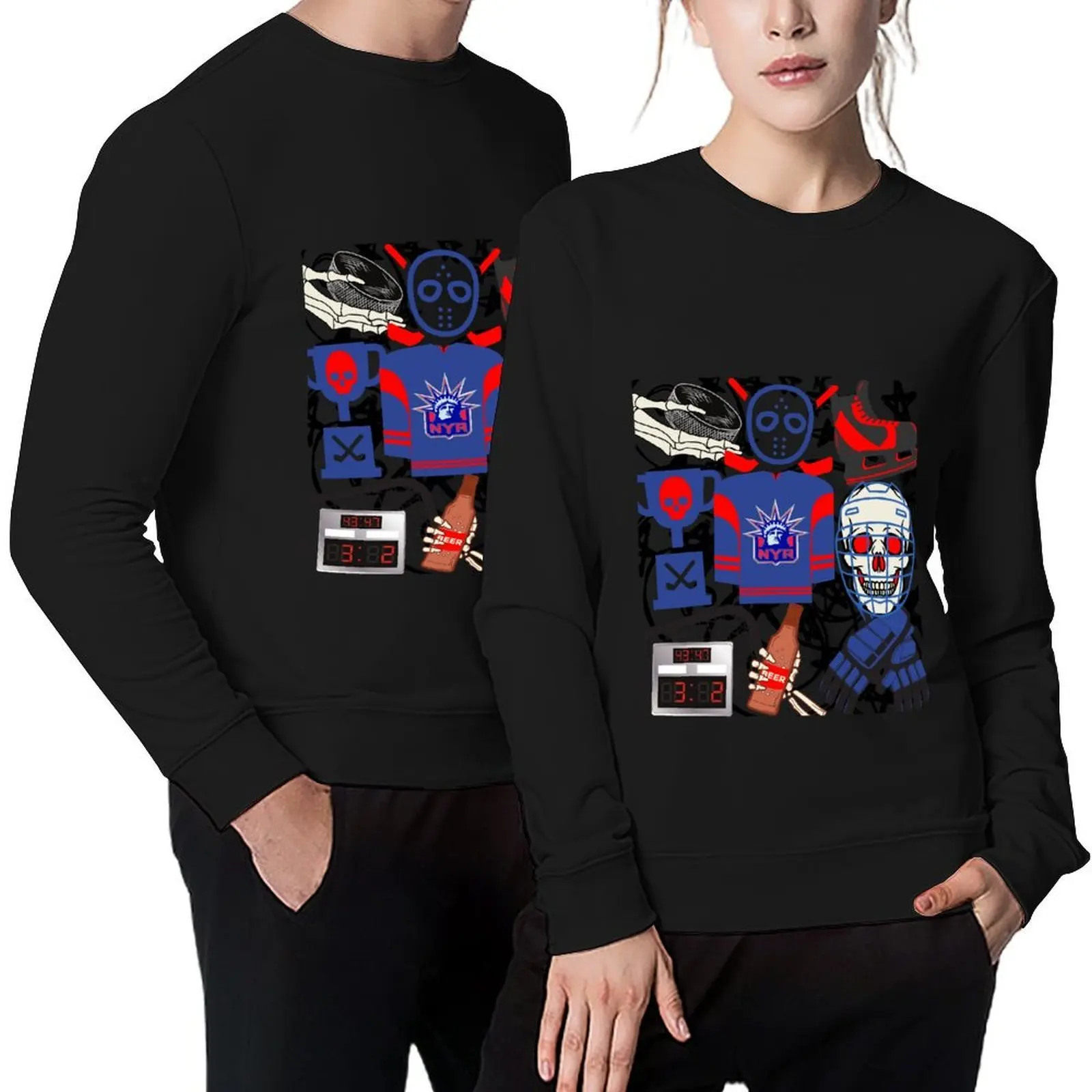 

Rangers Hockey Pullover graphic t shirts men autumn jacket men male clothes mens designer clothes new in hoodies & sweat-shirt