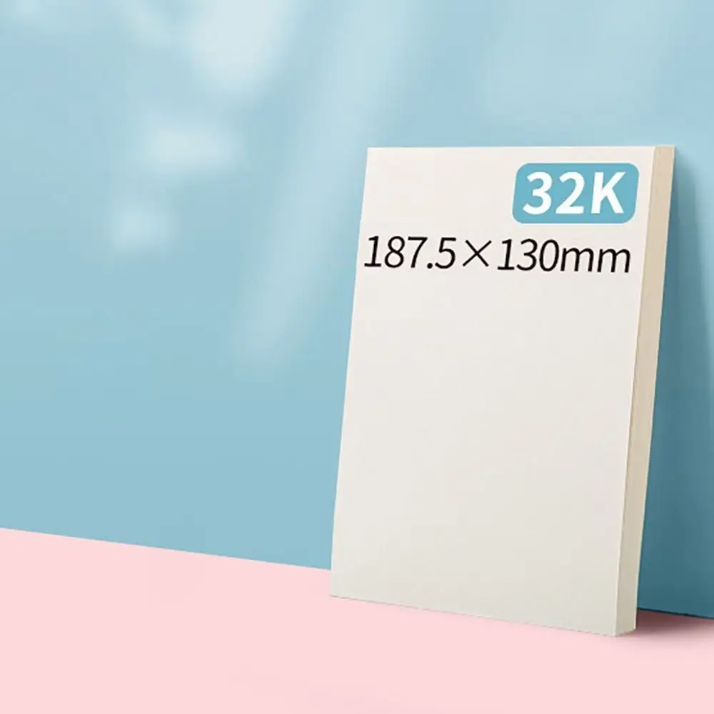 50Sheets/Set 200g Thickened Oil Pastel Special Paper Multi-size Blank Oil Painting Paper Square Drawing Paper Crayon Painting