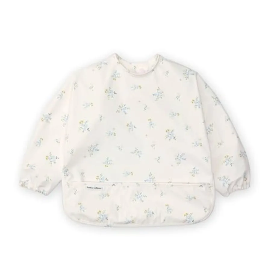 

Непромокаемые нагрудники Loulou Lollipop с длинными рукавами для мальчиков и девочек 6-36 месяцев, машинная стирка, удобные для путешествий